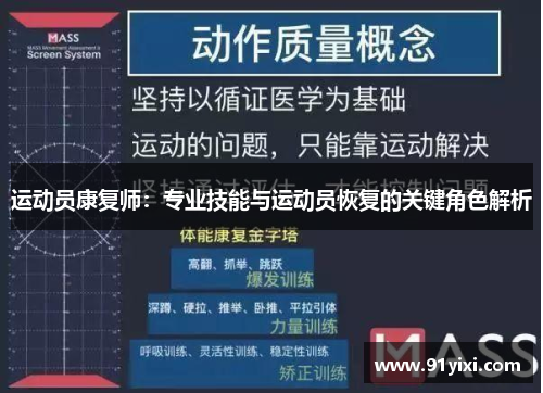 运动员康复师：专业技能与运动员恢复的关键角色解析